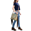 ADBG1273 American Darling Cowhide Fringe Crossbody -Tooled Leather Bag