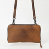 ADBG1288 American Darling Hair-On Cowhide & Hand-Tooled Organizer Crossbody Bag| Western Crossbody Clutch