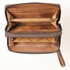 ADBG1290 American Darling Hand-Tooled Leather Western Wristlet Bag - Genuine Floral Carved Wallet