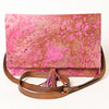 ADBG1295 American Darling Hair-On Cowhide Western Crossbody Bag - Genuine Leather Crossbody