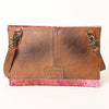 ADBG1295 American Darling Hair-On Cowhide Western Crossbody Bag - Genuine Leather Crossbody