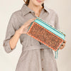 ADBGA453 American Darling Floral Tooled Leather Cowhide Jewelry Accessory Case