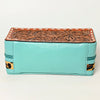 ADBGA453 American Darling Floral Tooled Leather Cowhide Jewelry Accessory Case