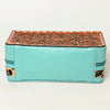ADBGA453 American Darling Floral Tooled Leather Cowhide Jewelry Accessory Case