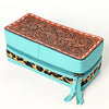 ADBGA453 American Darling Floral Tooled Leather Cowhide Jewelry Accessory Case