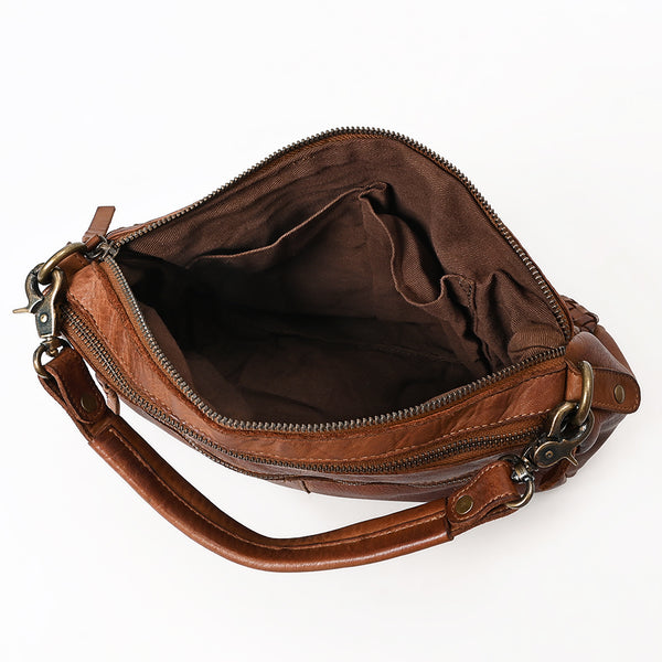 NMBGM161 Hobe Bucket Tooled Genuine Western Leather Women Bag