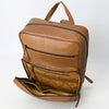 ADBGM391 Leather Backpack - Structured Full-Grain Western Travel & Work Bag