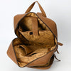 ADBGM391 Leather Backpack - Structured Full-Grain Western Travel & Work Bag