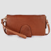 ADBGM393 Pebbled Leather Wristlet Clutch Crossbody - American Darling