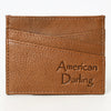 ADBGM392 Slim Genuine Leather Card Holder Wallet - American Darling