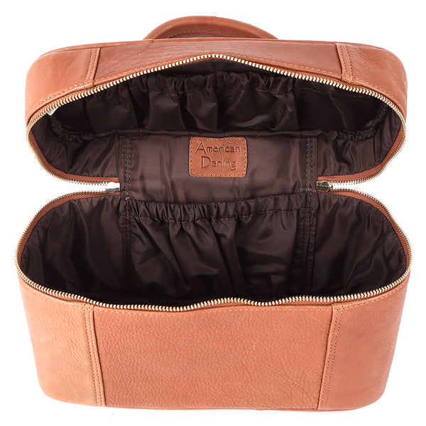 ADBGM386 Jewelry Case Genuine Western Leather Women Bag