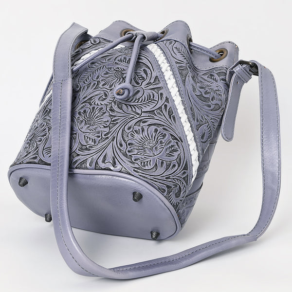 LC-OHG101B Bucket Genuine Leather women bag western Bag