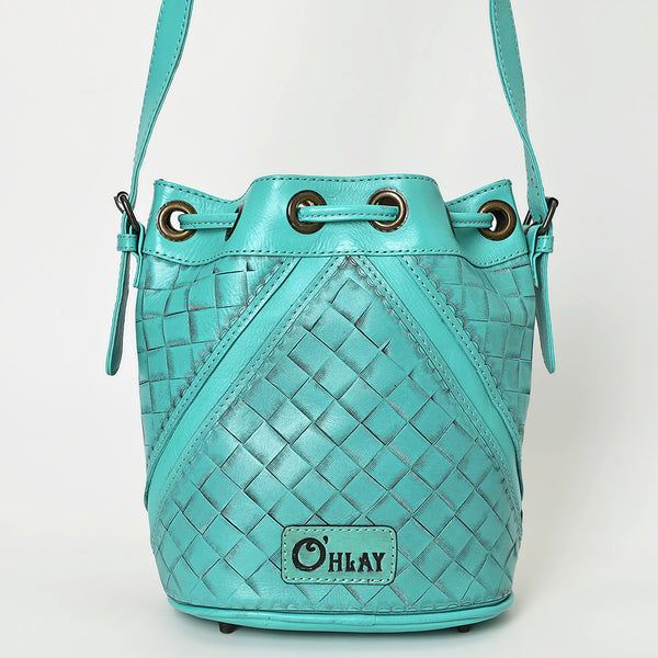 OHG101 Bucket Genuine Leather women bag western Bag