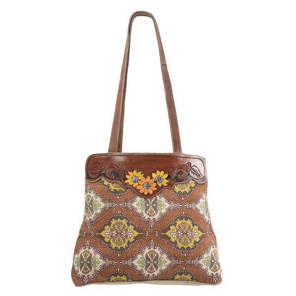 LC-OHV111 Weekender Upcycled Canvas Ladies Bag