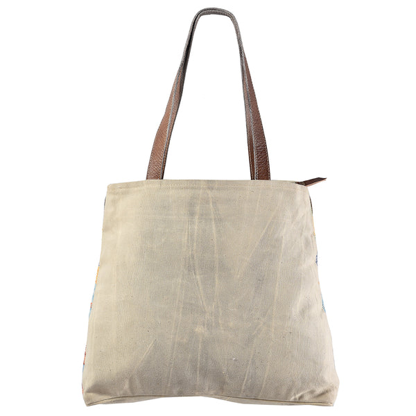 OHV112 Tote Upcycled Canvas Ladies Bag