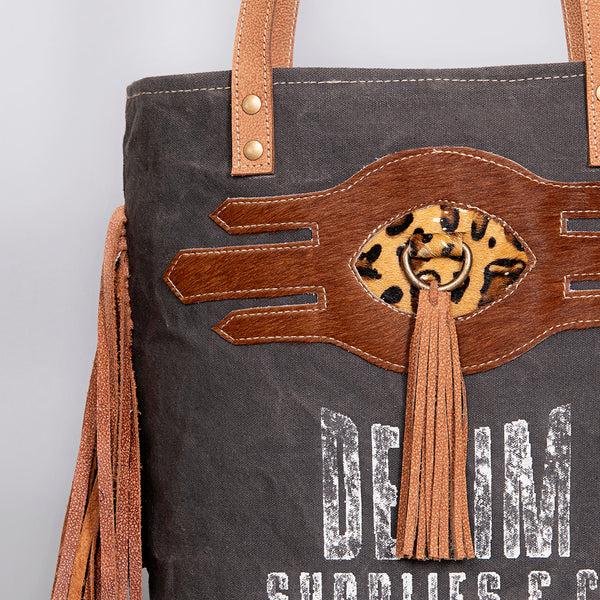 LC-OHV122 Weekender Upcycled Canvas Ladies Bag