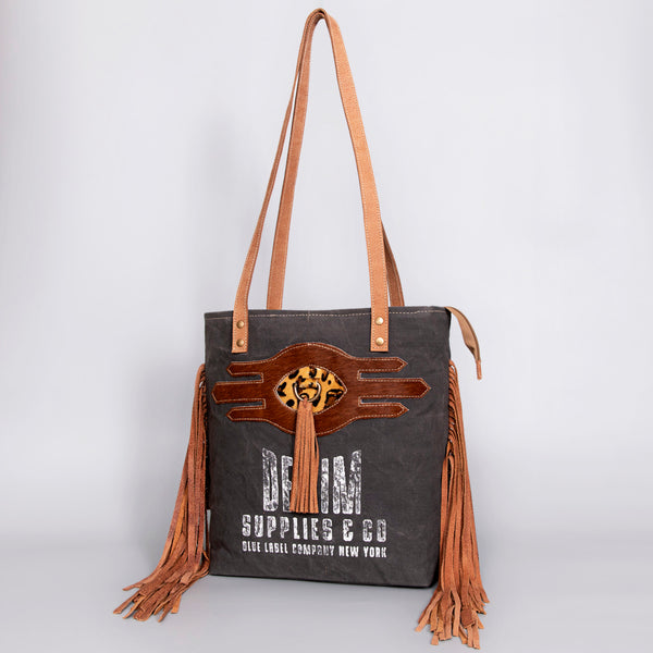 LC-OHV122 Weekender Upcycled Canvas Ladies Bag
