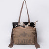 OHV124 Tote Upcycled Canvas Ladies Bag