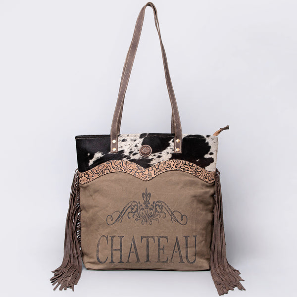 OHV124 Tote Upcycled Canvas Ladies Bag