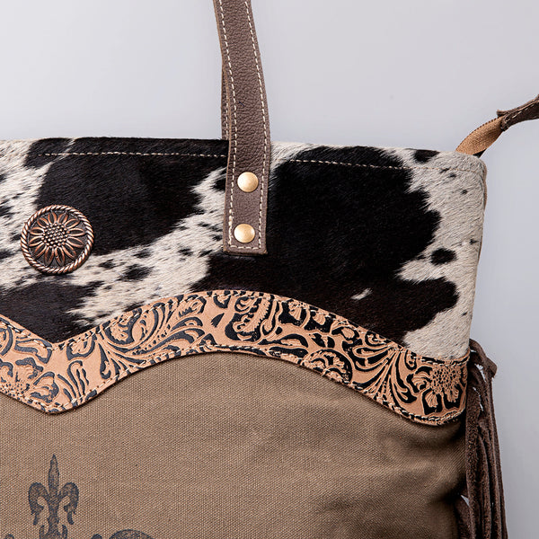 OHV124 Tote Upcycled Canvas Ladies Bag