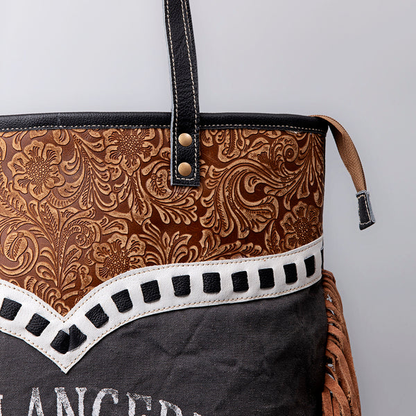 LC-OHV125 Weekender Upcycled Canvas Ladies Bag