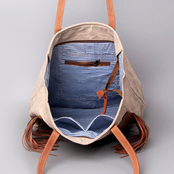 OHV127 Weekender Upcycled Canvas Ladies Bag