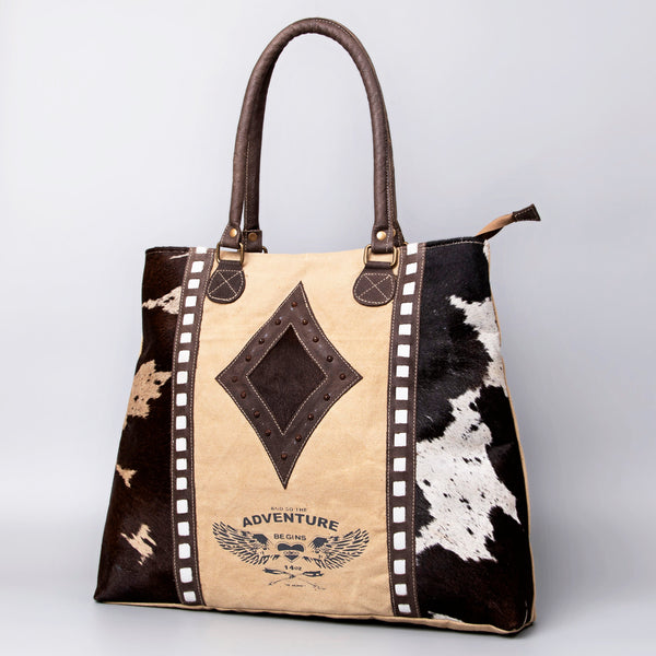 LC-OHV128 Tote Upcycled Canvas Ladies Bag