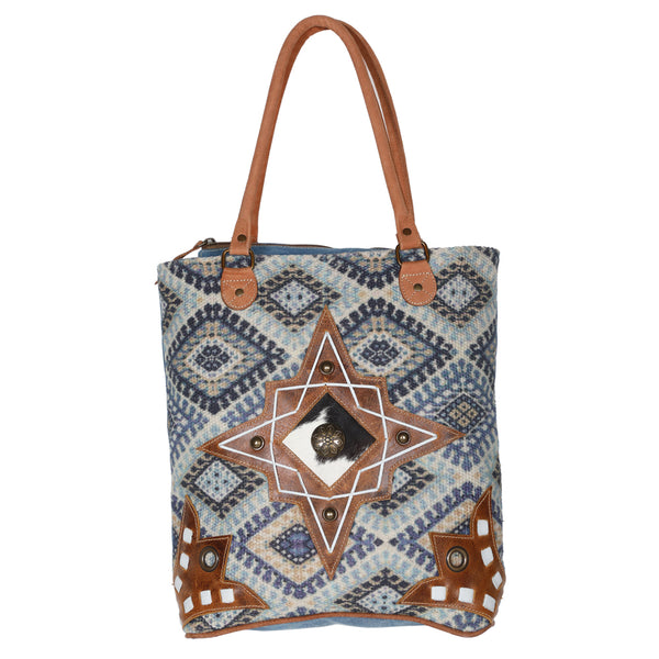 LC-OHV178 Tote Upcycled Canvas Ladies Bag