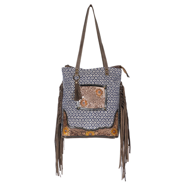 LC-OHV184 Tote Upcycled Canvas Ladies Bag