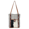 LC-OHV189Tote Upcycled Canvas Ladies Bag