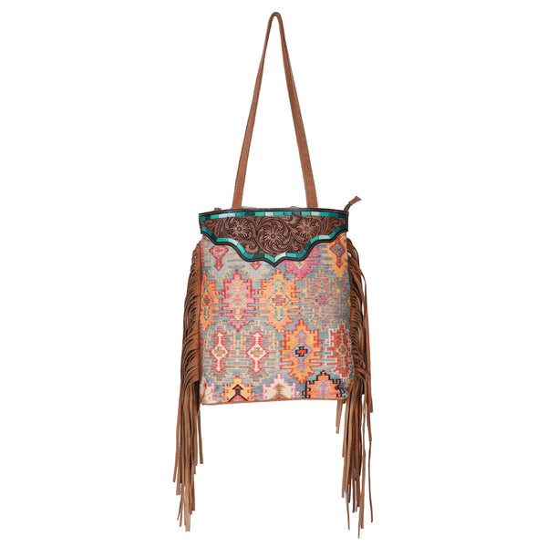 LC-OHV198 Tote Upcycled Canvas Ladies Bag