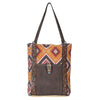 LC-OHV199Tote Upcycled Canvas Ladies Bag