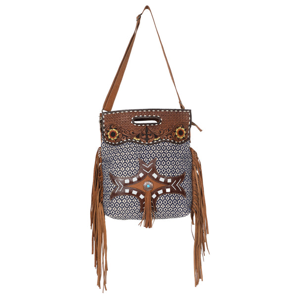 LC-OHV205 Clutch Upcycled Canvas Ladies Bag