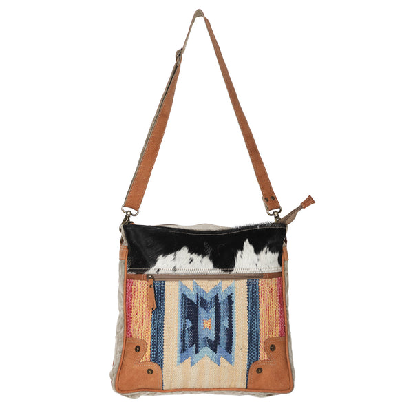 LC-OHV245 Crossbody Upcycled Canvas Ladies Bag