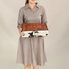 ADBGA460 American Darling Hair-On Cowhide Hand Tooled Leather Western Jewelry Case