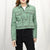 ADJKT041 Genuine Leather Women Shirt Jacket Dress