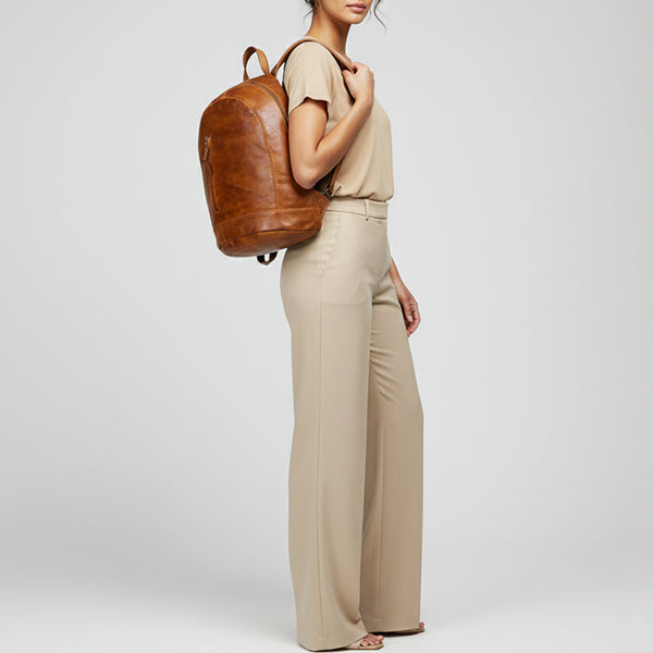 SWL120 Stallara - Luxury Leather Commuter Backpack