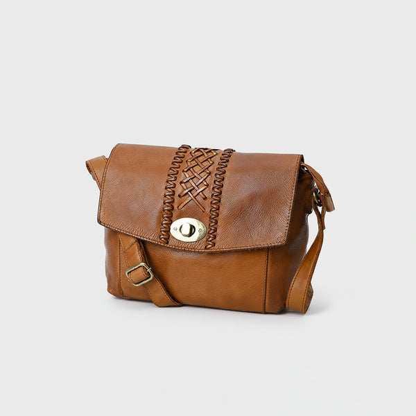 SWL121 Lunetta - Full Grain Leather Crossbody