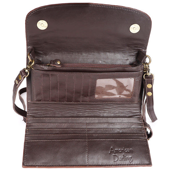 ADBGM360A Wristlet Genuine Western Leather Women Bag