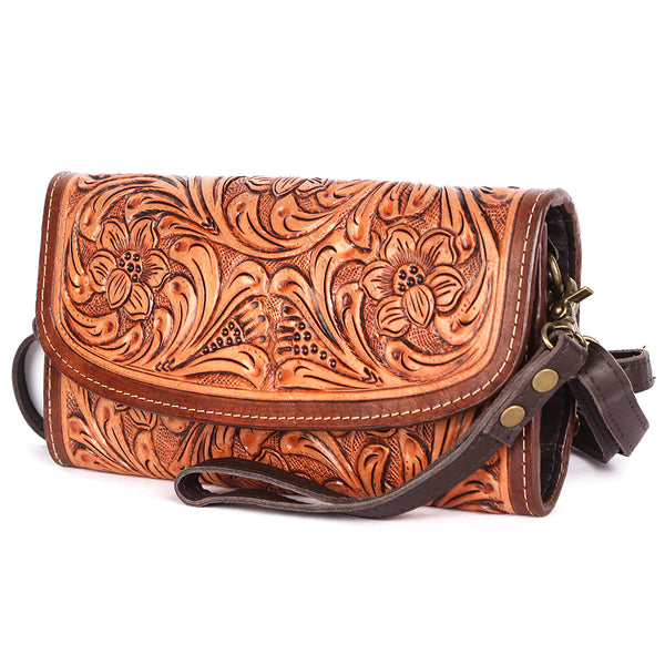 ADBGM360A Wristlet Genuine Western Leather Women Bag