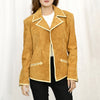 ADBZ053 American Darling Genuine Suede Blazer with Western Stitching