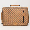 ADBG1307 American Darling Tooled Leather Briefcase -Floral Carved Messenger Bag