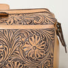 ADBG1312 American Darling Hand-Tooled Leather Jewelry Case -Western Vanity Bag