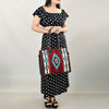 ADBGA464 American Darling Hand Woven Saddle Blanket & Leather Western Tote Bag