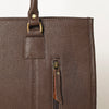 ADBGA464 American Darling Hand Woven Saddle Blanket & Leather Western Tote Bag