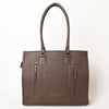 ADBGA464 American Darling Hand Woven Saddle Blanket & Leather Western Tote Bag