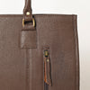 ADBGA464 American Darling Hand Woven Saddle Blanket & Leather Western Tote Bag