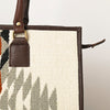 ADBGA464 American Darling Hand Woven Saddle Blanket & Leather Western Tote Bag