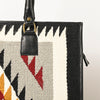 ADBGA464 American Darling Hand Woven Saddle Blanket & Leather Western Tote Bag
