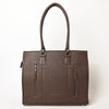 ADBGA464 American Darling Hand Woven Saddle Blanket & Leather Western Tote Bag